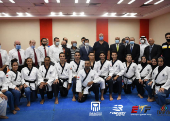وزير الرياضة يشهد  تصفيات منتخب البومزا