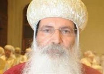 الأنبا إسحق يصلى قداس رأس السنة بدير القديس يسي ميخائيل