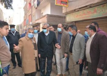 محافظ القليوبية يقوم بحملة لإزالة الإشغالات بمنطقة بيجام بحي غرب شبرا الخيمة