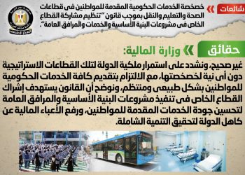 الحكومة تنفي خصخصة الخدمات الحكومية المقدمة للمواطنين