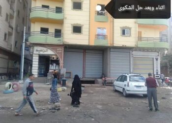 ” شعراوى ” يستجيب لشكوى انتشار القمامة بشارع بورسعيد و ميت سعدا بدكرنس