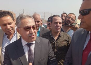 وفد برلماني برئاسة أحمد السجيني يتفقد إنشاء الطريق الدائري حول السنبلاوين