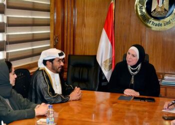 وزيرة التجارة والصناعة تبحث مع وفد الهيئة العربية للإستثمار والانماء الزراعي توسيع استثماراتها في السوق المصري