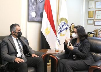 مايا مرسي تستقبل فريق عمل مؤسسة شباب القادة “YLF”