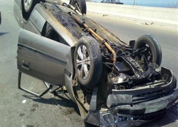 بالأسماء.. مصرع شخص وإصابة 6 آخرون إثر انقلاب سيارة وموتوسيكل بالبحيرة