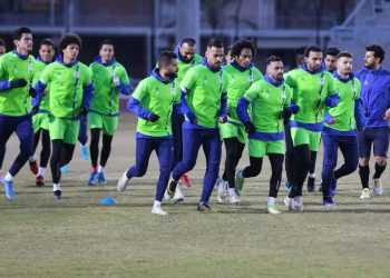 “الشعباني” يقود مران المصري استعدادًا لملاقاة الأهلي