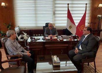 “الغضبان” يستقبل السكرتير العام الجديد لمحافظة بورسعيد