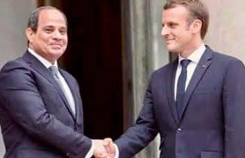 السيسي يبحث مع “ماكرون”  استضافة مصر لقمة المناخ.. و تطورات الحرب علي أوكرانيا