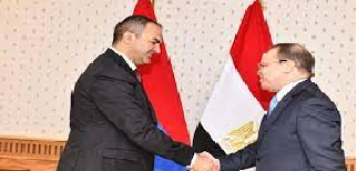النائب العام يستقبل نظيره الأرميني بالقاهرة