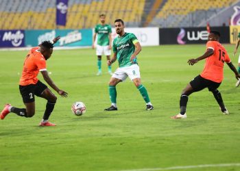 البنك الأهلى يقتنص نقاط الفوز من المصري بثلاثية بامبو ومنسي