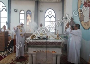 بالصور.. أسقفية الخدمات تحتفل بعيد الصعود الإلهي