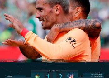 ” أتلتيكو مدريد” يصعق  “بيتيس بثنائية” بالدوري الإسباني