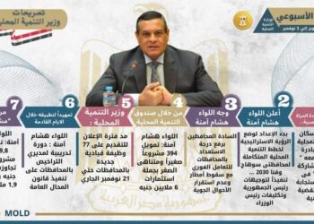 بالإنفوجراف .. حصاد ” التنمية المحلية في أسبوع “