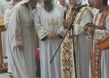 نيافة الأنبا رافائيل يترأس القداس الإلهي بمركز البابا شنودة الثالث بأستراليا