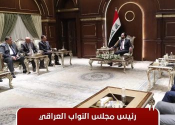 رئيس مجلس النواب العراقي يستقبل الوفد الإعلامي المصري