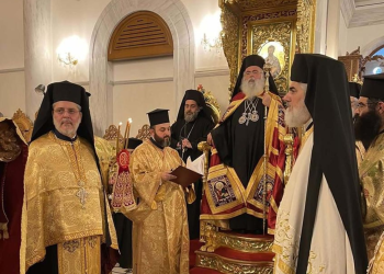 بالصور.. تنصيب رئيس أساقفة نيا جوستنيانا السادس والسبعين وكل قبرص جورجيوس الثالث