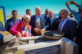 وزيرة البيئة تشهد وضع حجر الأساس لمشروع مركز الصيد التعاونى بمدينة الطور بجنوب سيناء