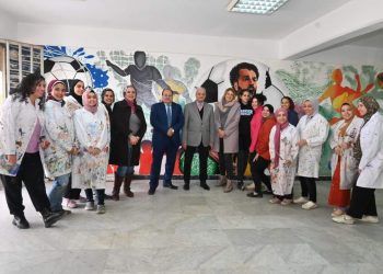 لـ «صلاح» و «النني» .. 3 جداريات باستاد المقاولون العرب
