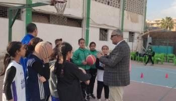 “الصبروط” يتفقد تدريبات كرة السلة للمشروع القومي للموهبة والبطل الأوليمبي