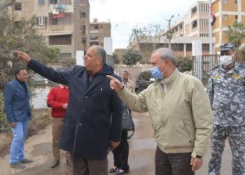 محافظ القليوبية يتفقد حديقة نسمة ومحطة معالجة الصرف الصحي بالعكرشة بمركز ومدينة الخانكة