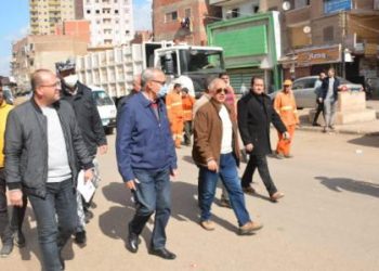 تحرير “183” محضر إشغال طريق وإعلانات وأكشاك ومخالفة بطوخ