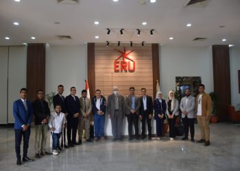 ممثلو برلمان شباب مصر بوزارة الشباب في زيارة للجامعة المصرية الروسية