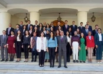 وزيرة التعاون الدولي تلتقي الدفعة 55 للملحقين الدبلوماسيين الجدد بمقر معهد الدراسات الدبلوماسية