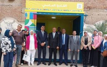 رئيس جامعة بنها يفتتح مقر المشروع الوطني للقراءة
