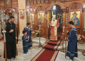 الاحتفال بعيد رفع الصليب الكريم المُحيِّ في إبراشية  طنطا