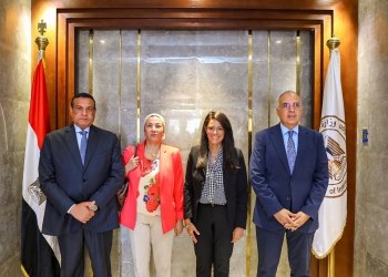وزراء التعاون الدولي والبيئة والموارد المائية والري والتنمية المحلية يتابعون الموقف التنفيذي لمشروع “تأهيل وتطوير مصرف كيتشنر”
