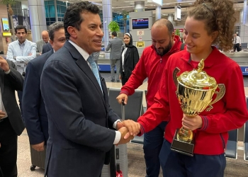 وزير الرياضة يستقبل بعثة مصر لتنس الطاولة بعد حصد المركز الأول في بطولة إفريقيا