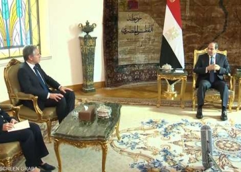 “بلينكن”للرئيس  “السيسى”: جئت إلى مصر للتحدث بشأن العمل معًا لحل الأزمة وحماية المدنيين