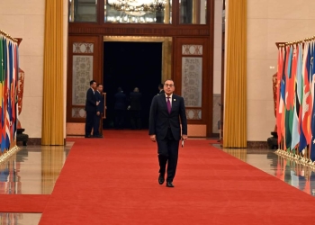 رئيس الوزراء يحضر مأدبة عشاء أقامها الرئيس الصيني للترحيب برؤساء الدول والحكومات ببكين