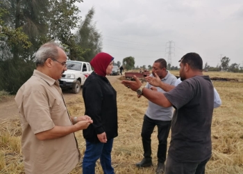قيادات وزارة البيئة تواصل جولاتها الميدانية بمحافظات منظومة قش الأرز