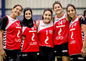 فريق سيدات النادي الأهلي يتأهلن الى نصف نهائي بطولة أفريقيا للأندية ابطال الدوري