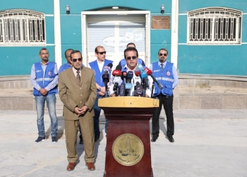وزير الصحة بمستشفى العريش العام : نستقبل نحو 40 حالة إصابة من الجانب الفلسطيني يوميا