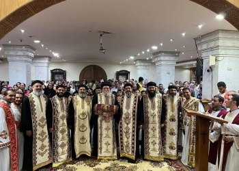 رسامة شمامسة في عيد “أبي سيفين” بمدينة الأمل