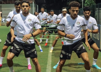 منتخب مصر يواصل تدريباته استعداداً لمواجهة غانا