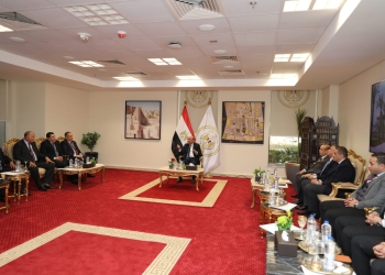 وزير العدل يلتقي مجلس إدارة نادي قضاة البحيرة والوفد المرافق له
