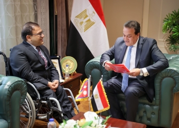 وزير الصحة يستقبل سفير دولة نيبال بمصر لمناقشة سبل التعاون المشترك في القطاع الصحي