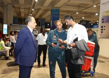 الأهلي يوجه الشكر للسفير المصرى بأكرا لتواجده مع البعثة أمس.
