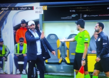الجيش يتقدم على المصري بهدف في الشوط الأول