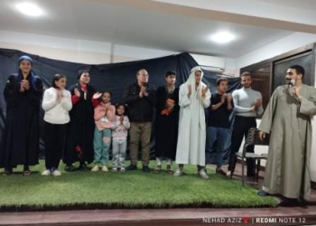 مسرحية ألف ليلة وليلة بالصعيدي في قليوب