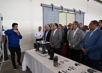 رئيس الوزراء يتفقد مجمع مصانع مجموعة العربي للغسالات بالمنطقة الصناعية بكوم أبو راضي