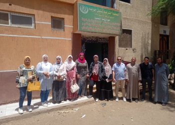 قوافل جامعة المنوفية تفحص 1153 مريض بقريتي شرانيس و منيل جويدة