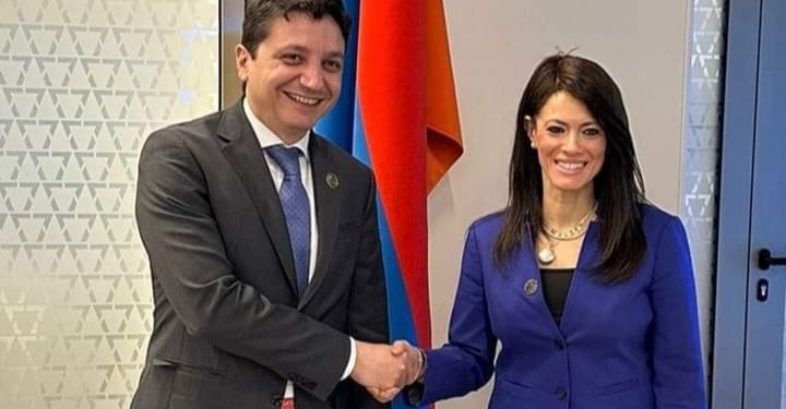 وزيرة التعاون الدولي تبحث مع وزير المالية الأرميني ترتيبات الدورة السادسة من اللجنة المشتركة بين البلدين
