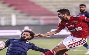 نهاية الشوط الأول بين المصري وإنبي