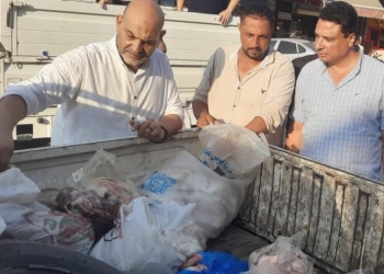ضبط 200 كجم لحوم ودهون غير صالحة للاستهلاك الآدمي بالمنوفية