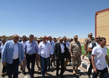 وزير الرى ووزير الزراعة  يتفقدان التجمعات التنموية بمحافظتى شمال وجنوب سيناء