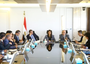 وزراء “التخطيط والري والزراعة” يستعرضون مع بعثة البنك الدولي موقف مشروع التحول الغذائي الزراعي الموائم للمناخ (CRAFT)